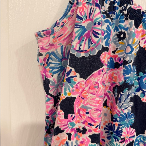 Lilly Pulitzer Vibrant Pink and Navy Mini Dress - Picture 4 of 9